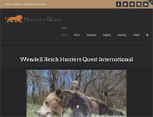 Tablet Screenshot of huntersquest.com